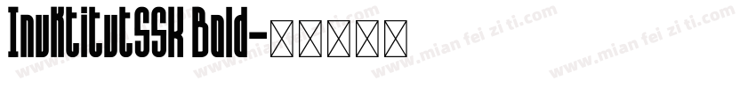 InuktitutSSK Bold字体转换
